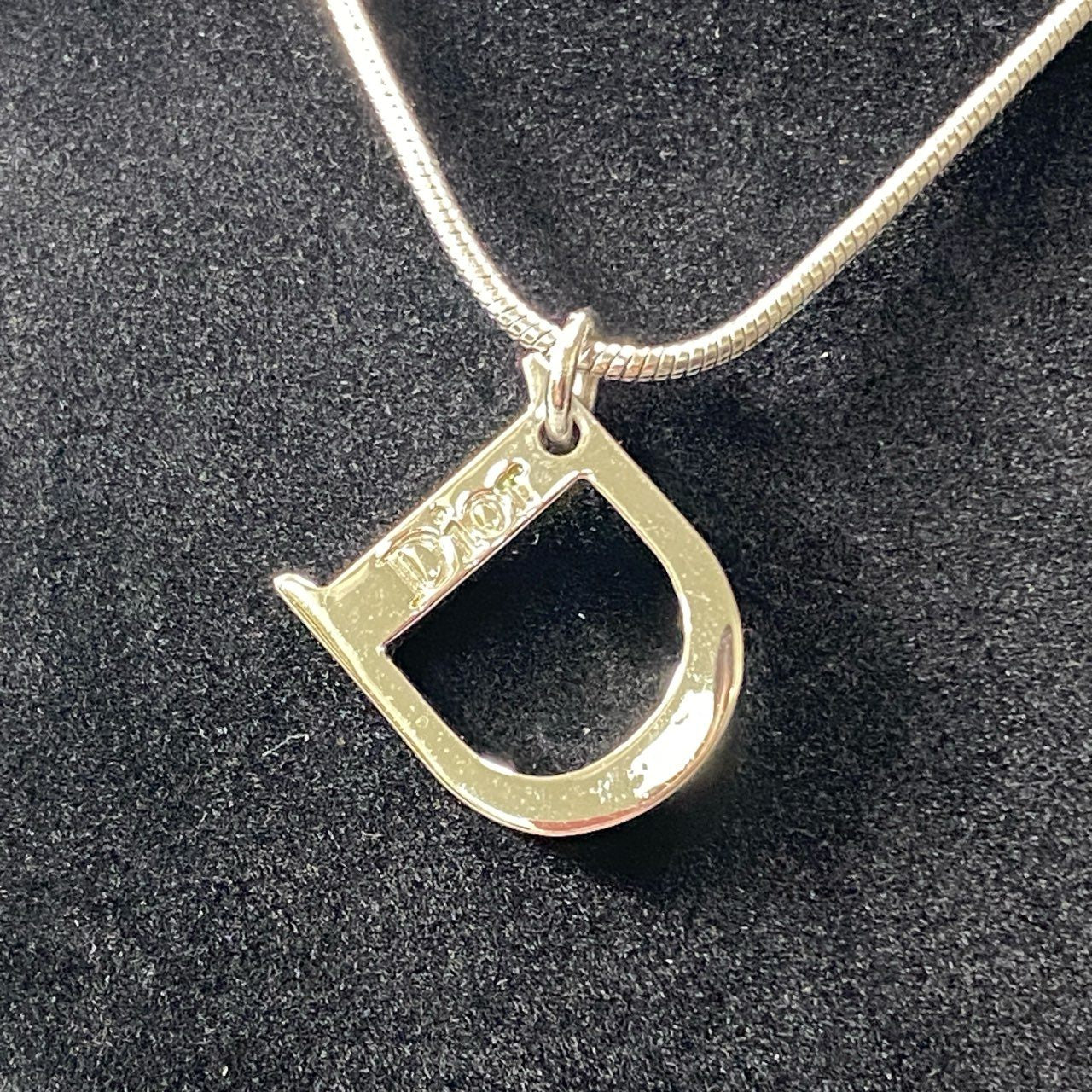 c4 Christian Dior クリスチャンディオール アイコントップ ネックレス シルバー アクセサリー Icon Top Necklacet18r