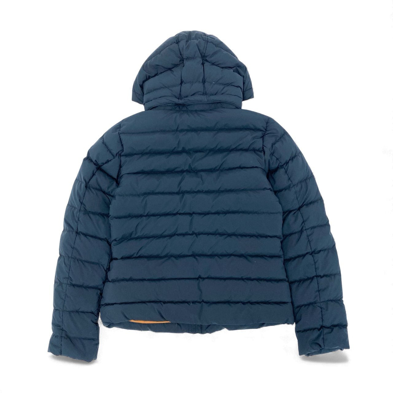 57L8 PYRENEX ピレネックス SPOUTNIC SOFT スプートニックソフト ダウンジャケット フード取り外し可 レディース 34 ネイビーu02t