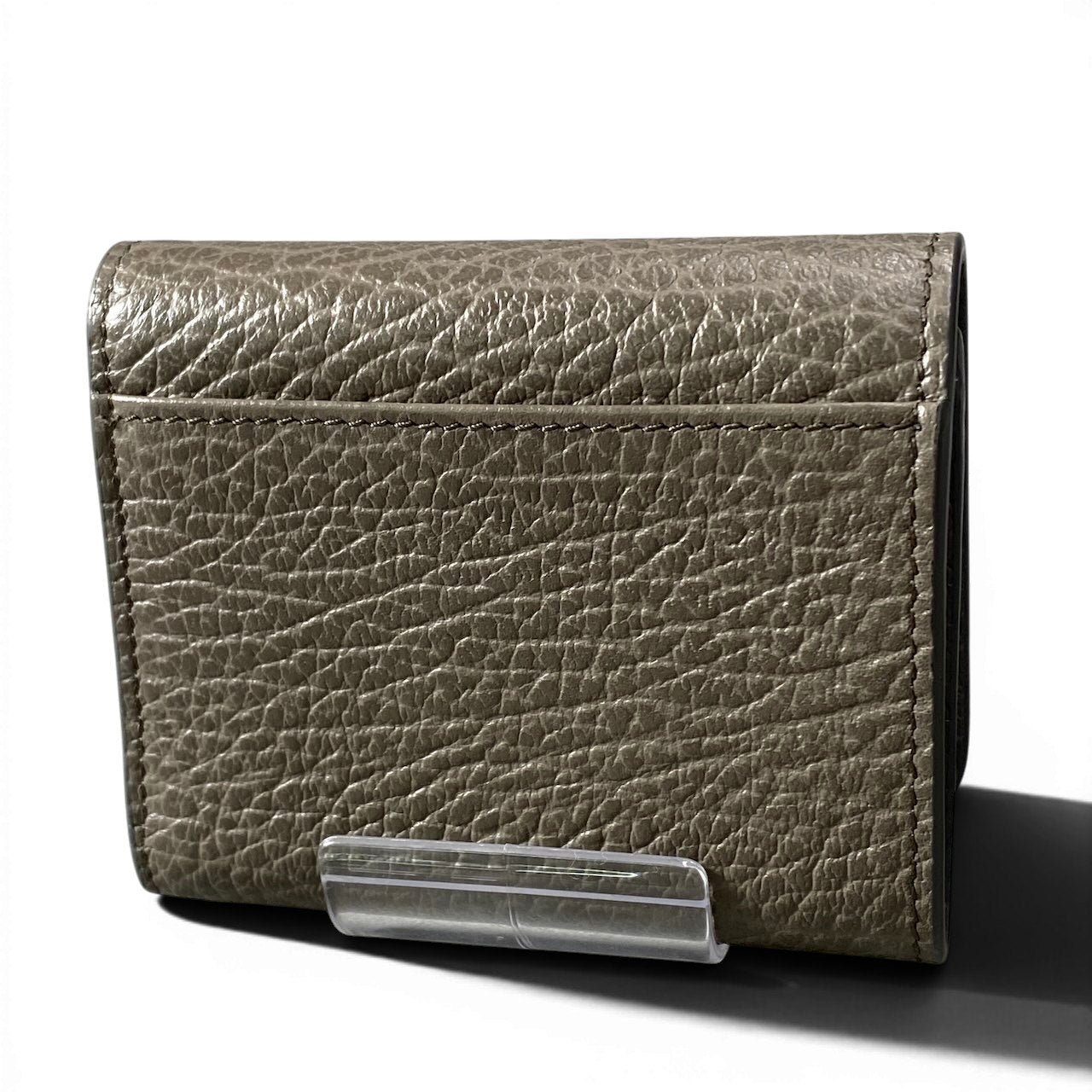 g11 《極美品》 Maison Margiela メゾンマルジェラ スリーフォールド ウォレット Try Fold Wallet SA3UI0010 グレー レザーt18r