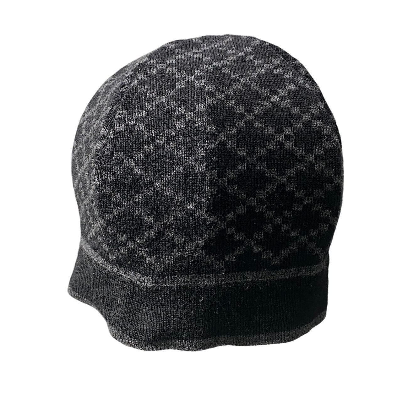 g1 GUCCI グッチ GG柄 ニットキャップ ニット帽 帽子 ウールニット イタリア製 ユニセックス 男女兼用 ブラック ウール100％