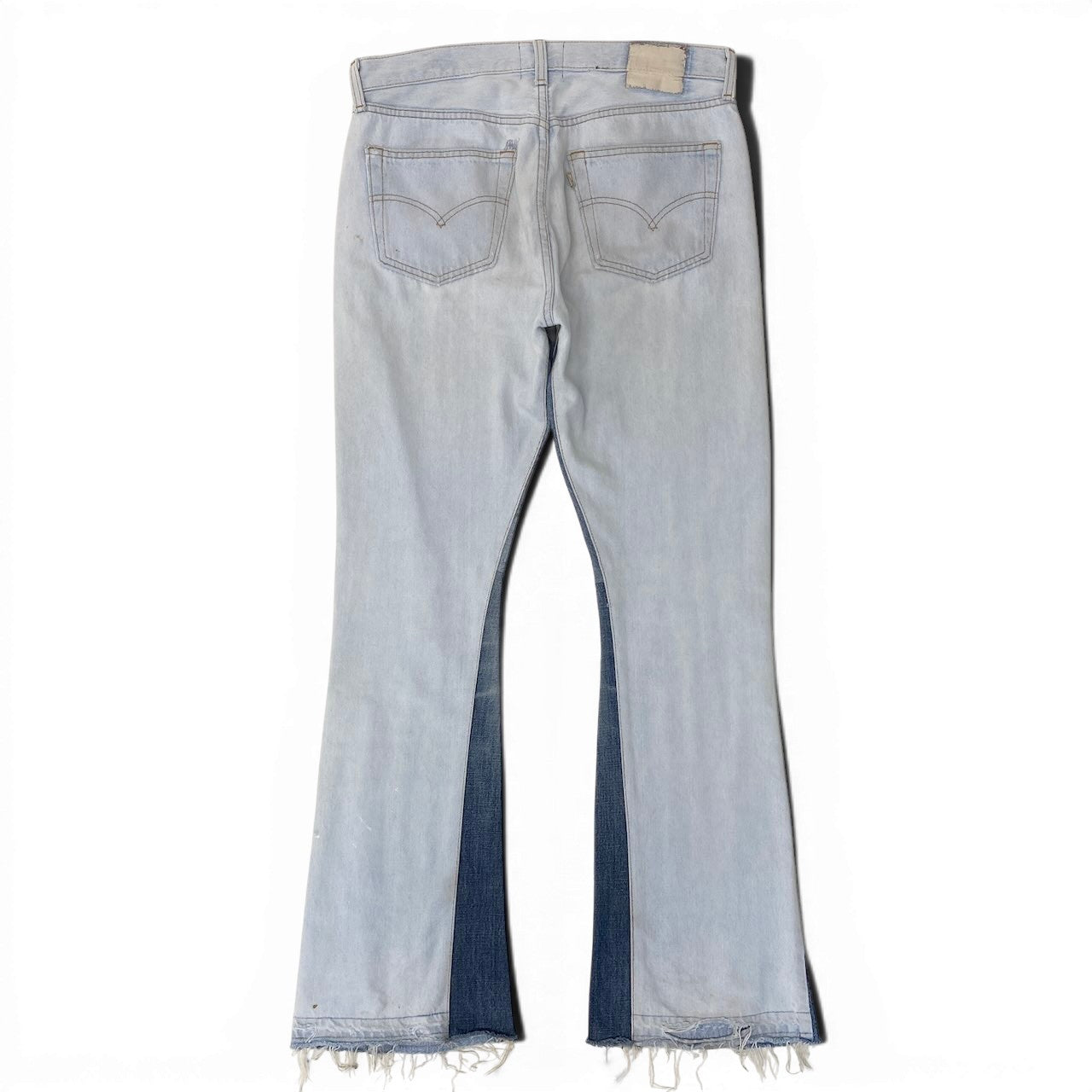 Mf26 Gallery Dept x Levi's ギャラリーデプト リーバイス フレアデニム ヴィンテージ加工 リメイクデニム ライトウォッシュデニム ボタンフライ メンズ 男性用 30 ライトブルー コットン100％u02t