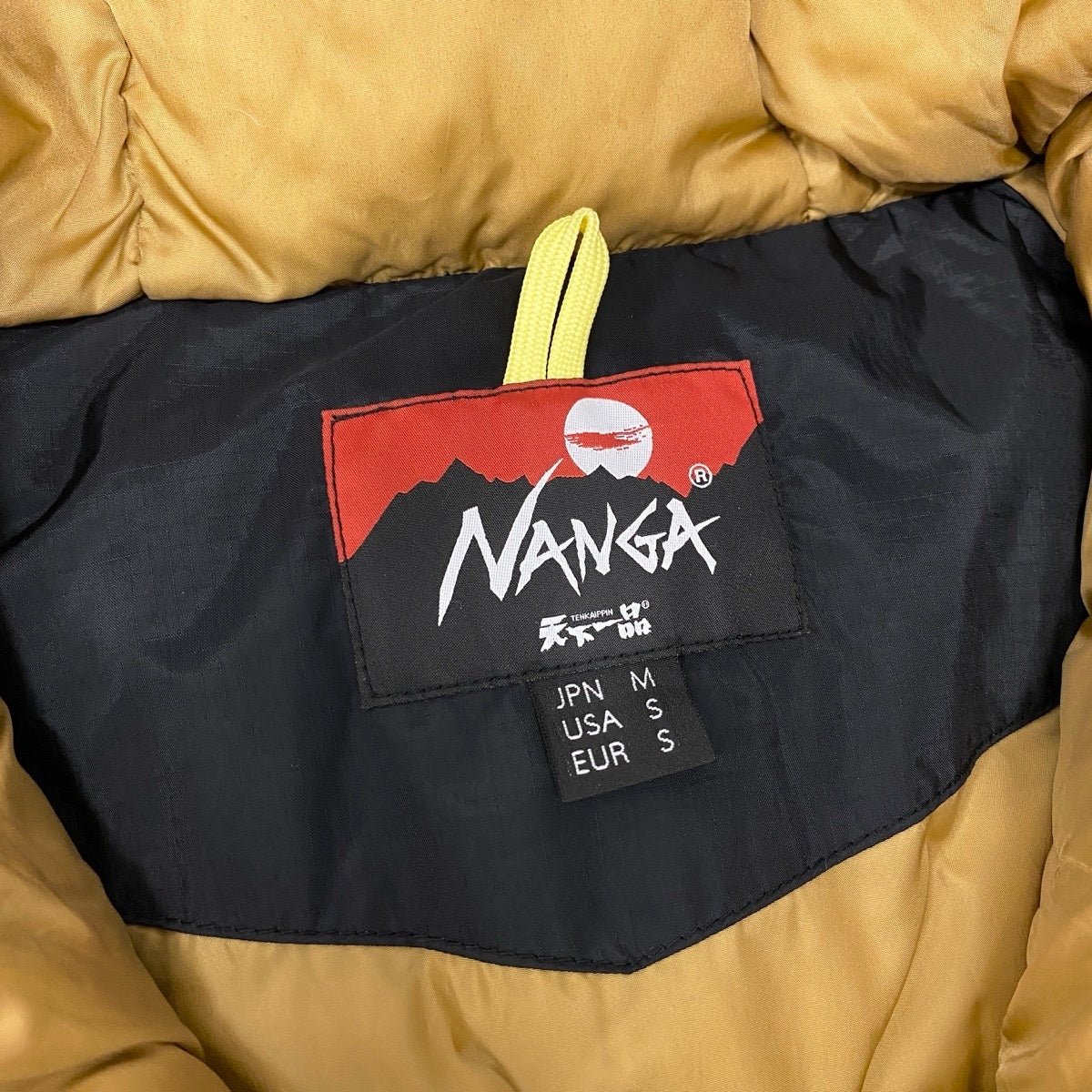 30f22 NANGA ナンガ × 天下一品 限定コラボ オーロラテックス ダウンジャケット 24FB-184 M ブラックt18r