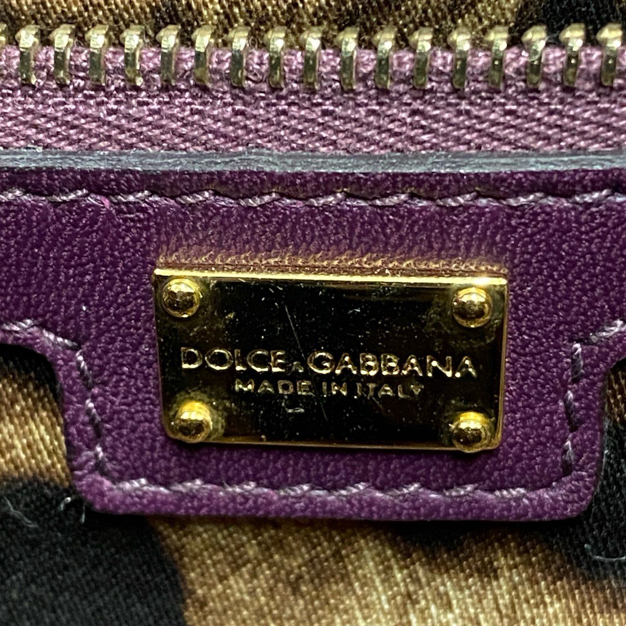 Be19 DOLCE&GABBANA ドルチェアンドガッバーナ Sicili Bag シシリー ハンドバッグ ワインレッド パテントレザー