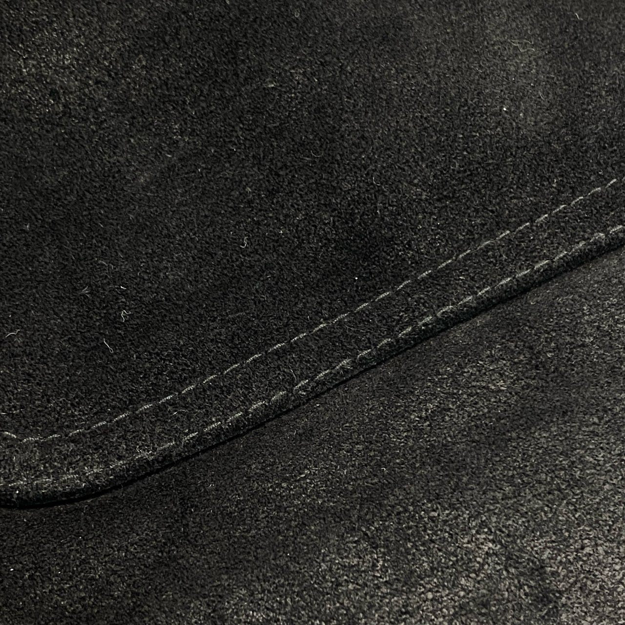 75j29 GUCCI グッチ スエードレザージャケット ベルトカラー ハーフコート トムフォード期 133594 48サイズ ブラック メンズu02t