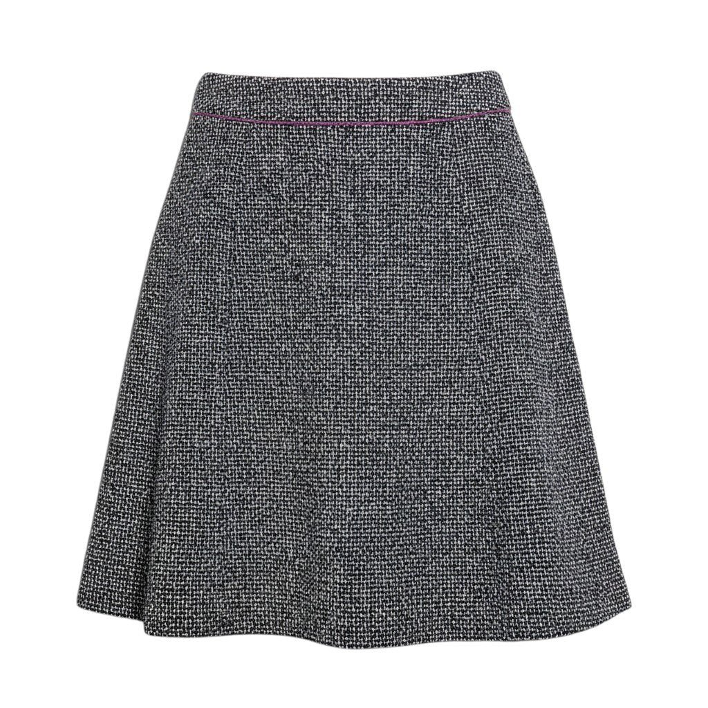 h31 【美品】CHANEL 2003AW ツイードスカート ココマーク 膝丈 P21650 40サイズ マルチカラー レディース 女性用k02i