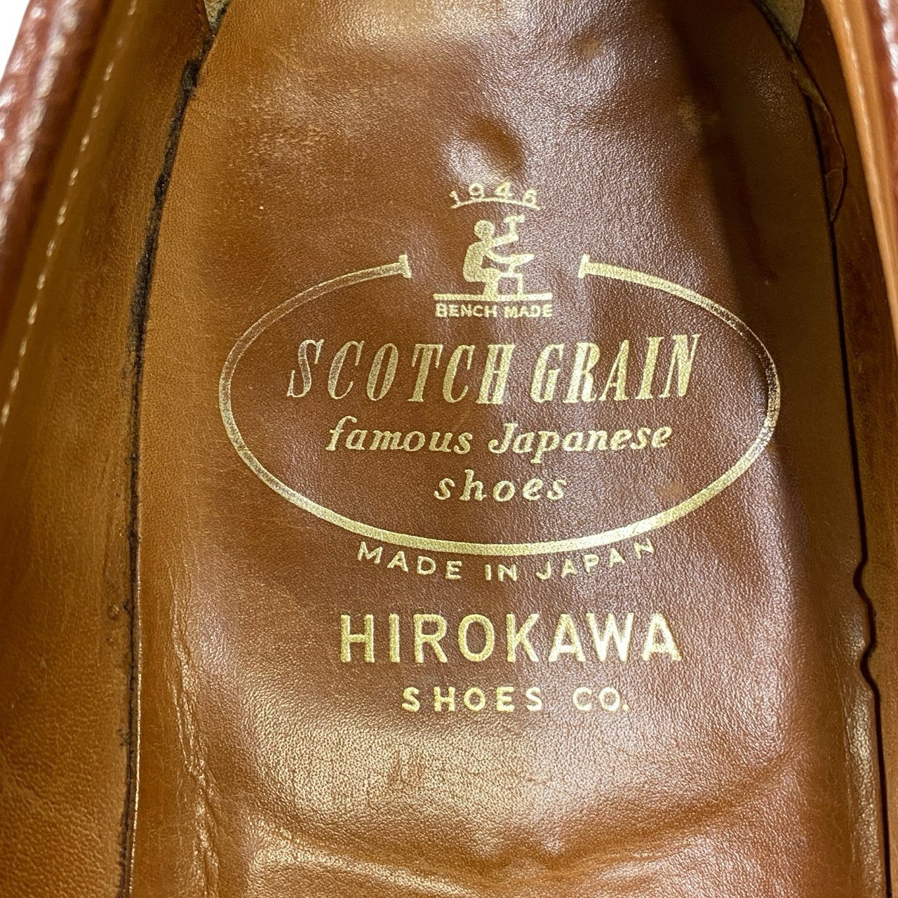 1a6 SCOTCH GRAIN スコッチグレイン HIROKAWA グッドイヤー製法 タッセルローファー レザーシューズ 革靴 25EE ブラウン レザー メンズ 男性用k02i