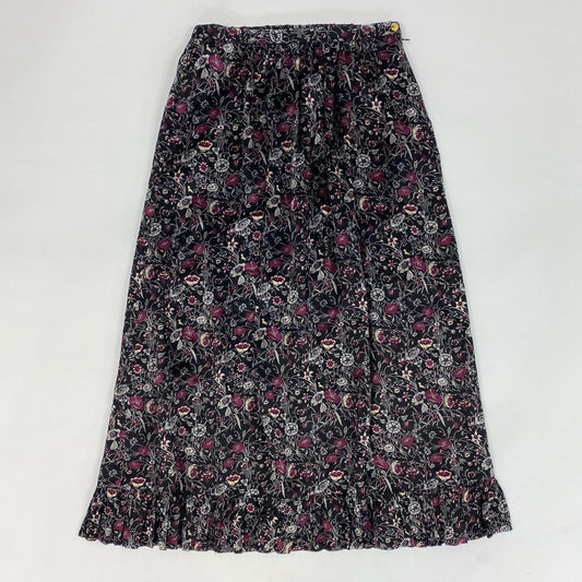 34d4 Drawer ドゥロワー シルククレーププリント ティアードスカート 花柄スカート 6524-229-1506 サイズ36 マルチカラー シルク100％ レディース 日本製