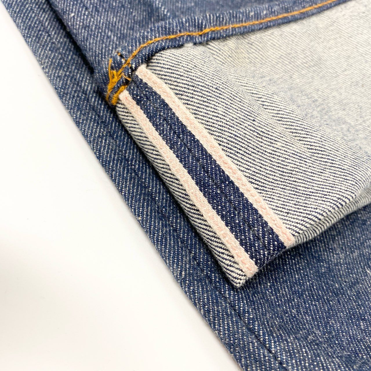 80i29 《保管品》 Levi's リーバイス 超巨大 66モデル バナー デッドストック ボタン裏6 4501-0117 W76 L45 濃紺 デニム 赤耳 タグ付き 展示t18r