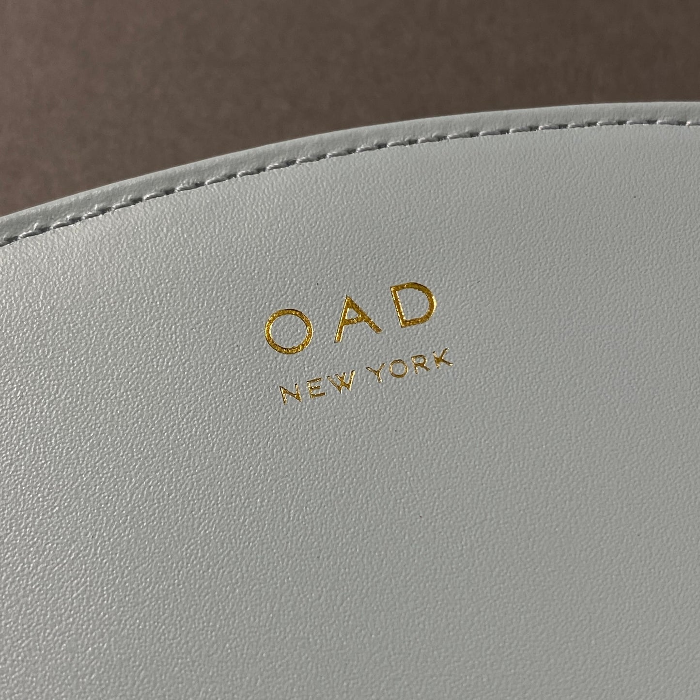 6f27 《未使用保管品》 OAD NEW YORK オーエーディー ニューヨーク Dia Continental Mirror Wallet ミラーロングウォレット ブルー レザー ラウンドジップ 長財布