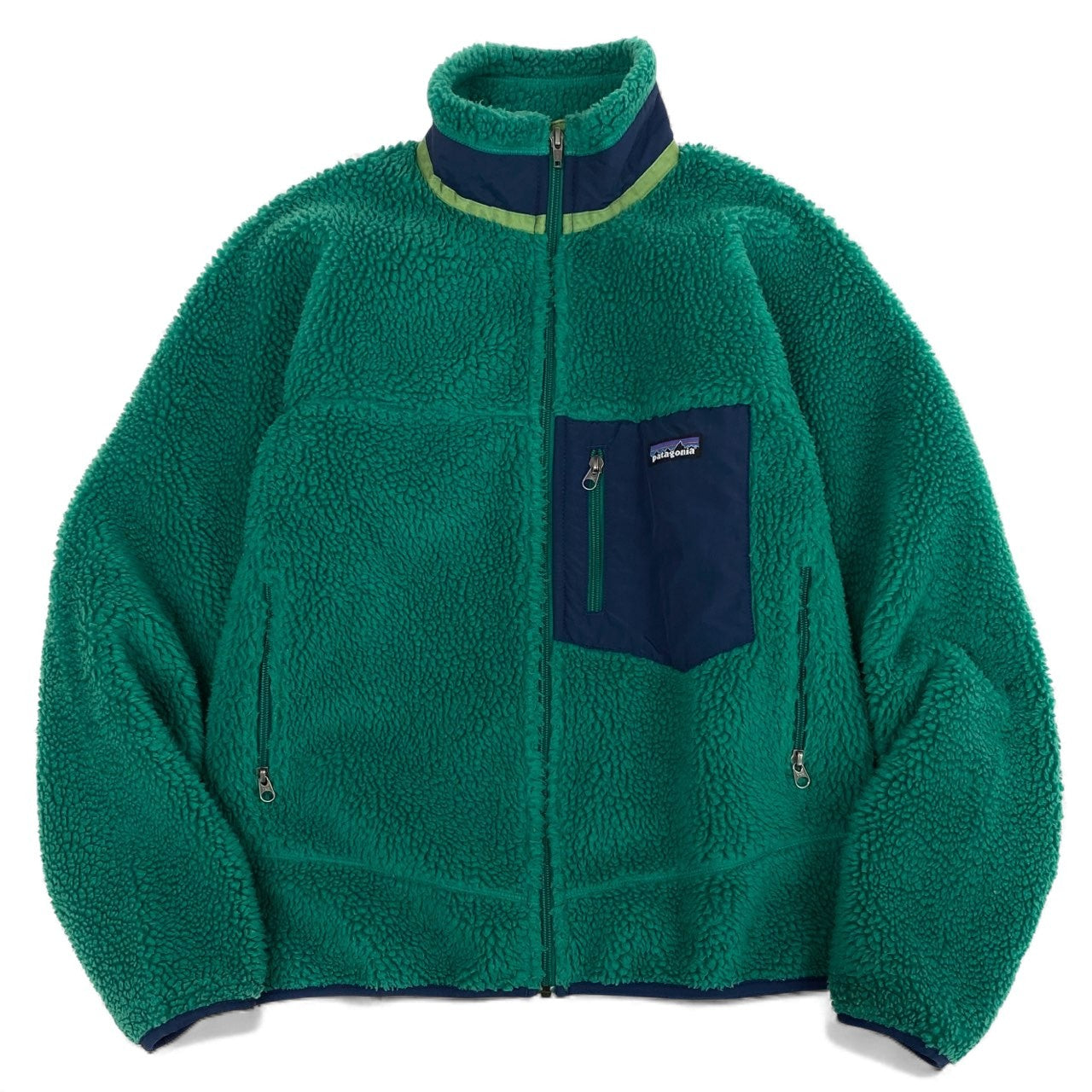 24L15 Patagonia パタゴニア ボア フリースジャケット レトロX アウター ジャケット 885657074815 Sサイズ グリーン メンズo07t