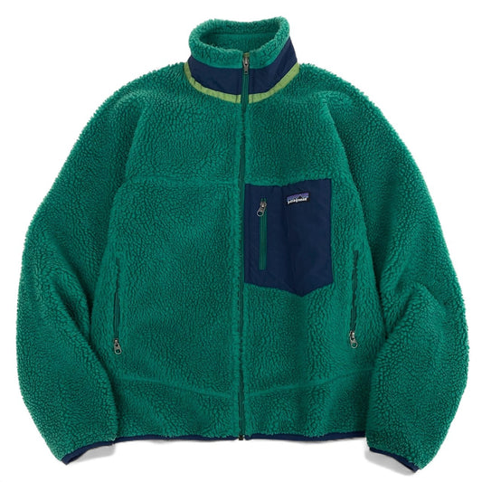 24L15 Patagonia パタゴニア ボア フリースジャケット レトロX アウター ジャケット 885657074815 Sサイズ グリーン メンズo07t