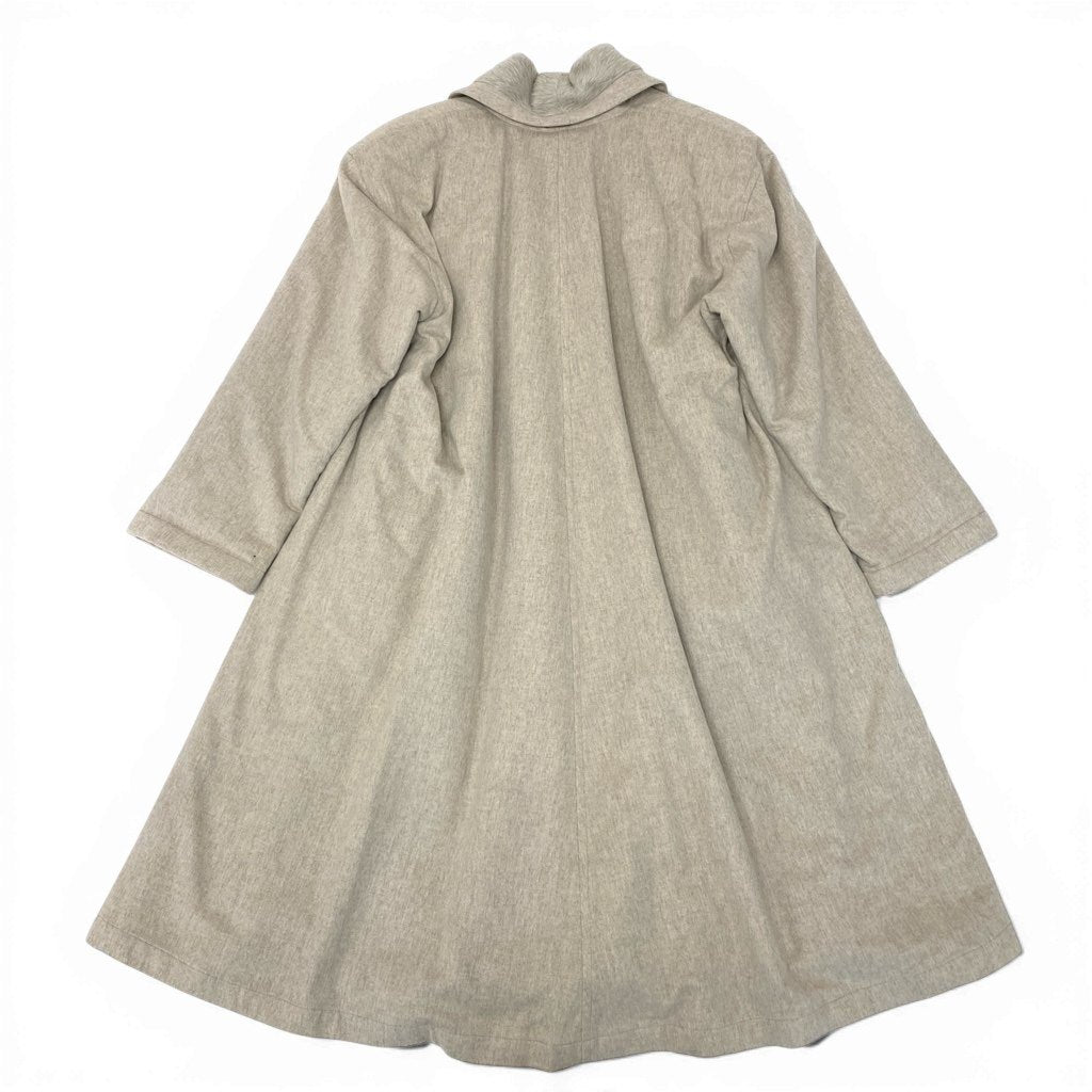 6l25《未使用保管品》定価95万 AGNONA アニオナ カシミヤ × アルパカ ロングコート サイズ40 ベージュ 最高級 タグ付き イタリア製t18r