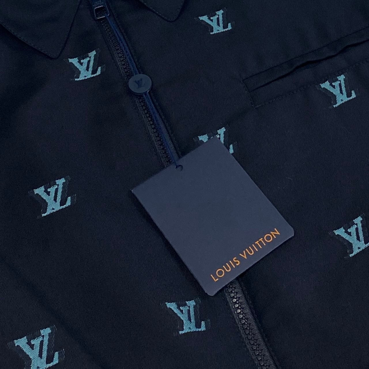 Id2 《未使用品》 LOUIS VUITTON ルイヴィトン LV ジェットポケット ブルゾン Jet Pocket Blouson サイズ54 ブラック タグ付t18r