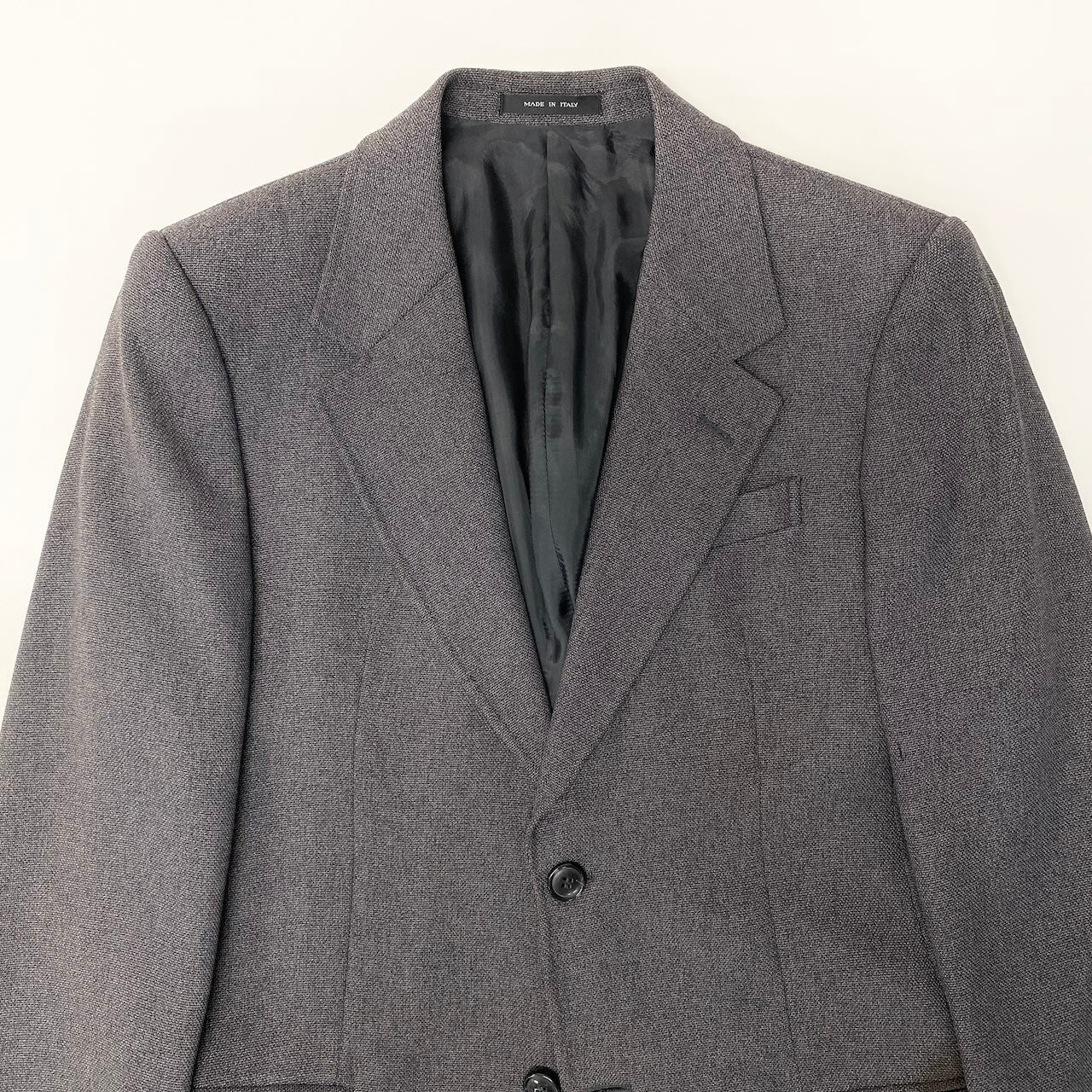 23e11 EMPORIO ARMANI エンポリオアルマーニ セットアップ シングルスーツ 2B ビジネス サイズ50 グレー メンズ 紳士服u02t