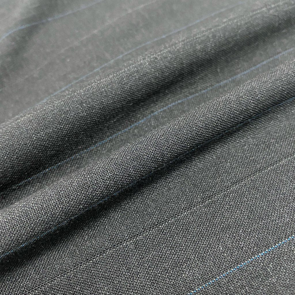 16a27 Burberrys バーバリーズ スーツセットアップ テーラードジャケット スラックスパンツ ストライプ 94-84-165 AB4 グレー ウール100％ メンズ 男性用o07t