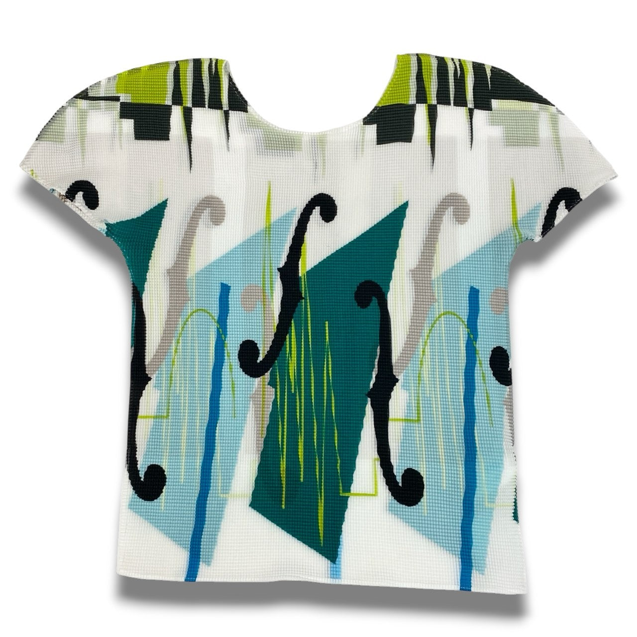 Ac2 ME ISSEY MIYAKE ミーバイ イッセイミヤケ プリーツシャツ Tシャツ カットソー フリー マルチカラー レディース トップスk02i