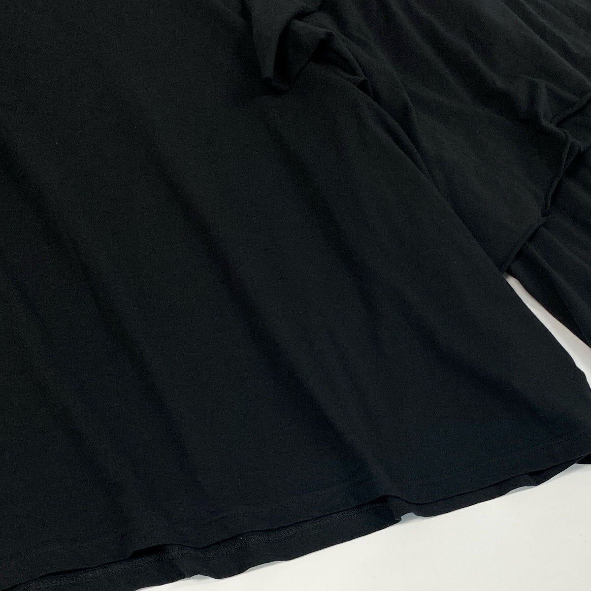 Af4 Yohji Yamamoto ヨウジヤマモト オーバーサイズ フリルカットソー Over Size Frill T-Shirt サイズ2 ブラック 山本耀司t18r