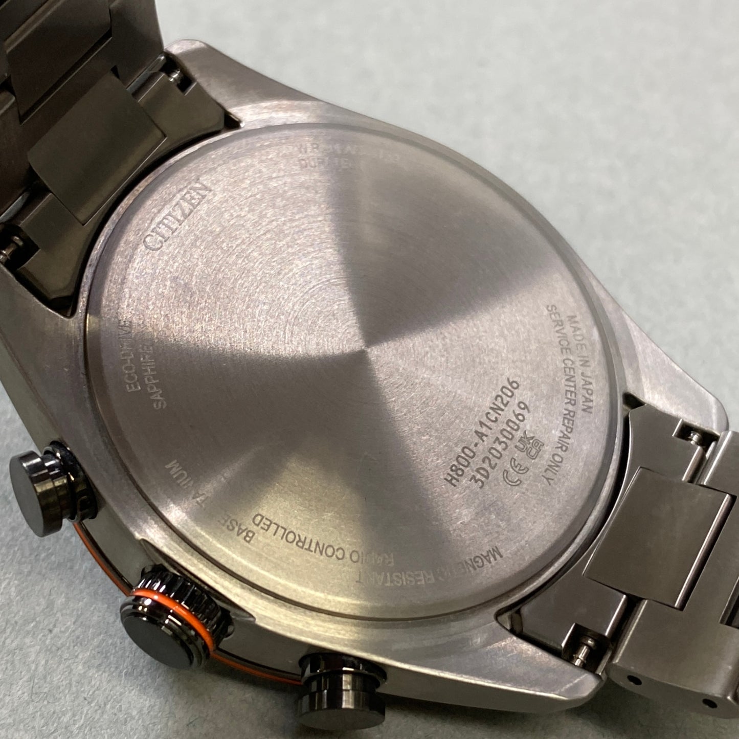 i18 《極美品》 CITIZEN シチズン ATTESA アテッサ 電波 ソーラー腕時計 AT8189-61E シルバー H800-A1CN206 箱 説明書付属t18r