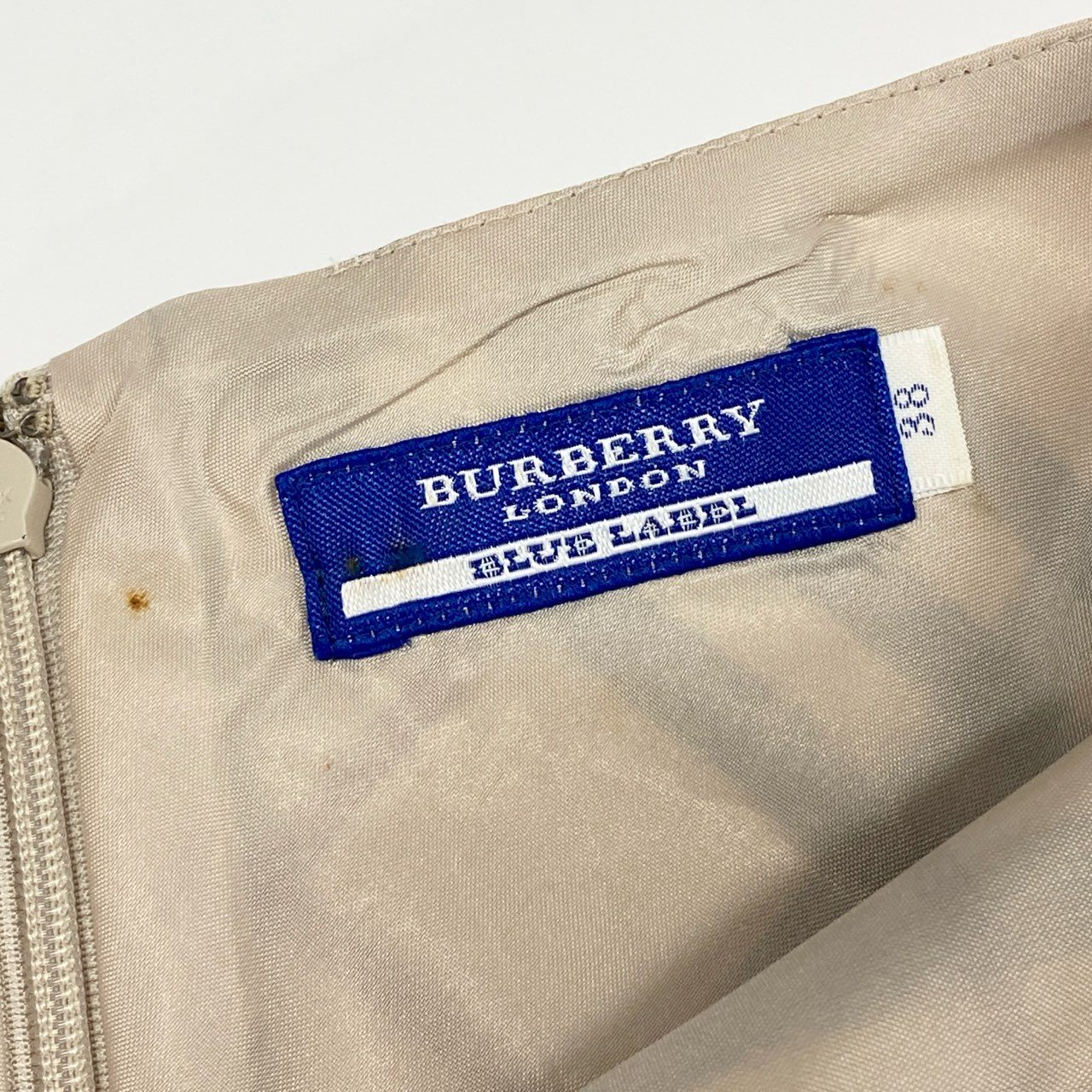 Id10 BURBERRY バーバリー ノバチェック ホース刺繡 ノースリーブワンピース  38 ベージュ系 コットンu02t