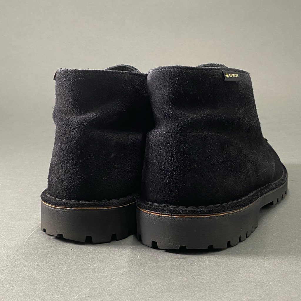 3d21 《美品》 Clarks クラークス × BEAMS ビームス Desert Rock GTX デザートブーツ GORE-TEX チャッカブーツ 26.5cm ブラック スエードレザー