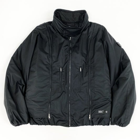82f24 NEIGHBORHOOD NH x PHINGERIN ネイバーフッド フィンガリン NOREN JACKET ノレンジャケット ブルゾン アウター 242UTPGN-JKM01 Lサイズ ブラック メンズ