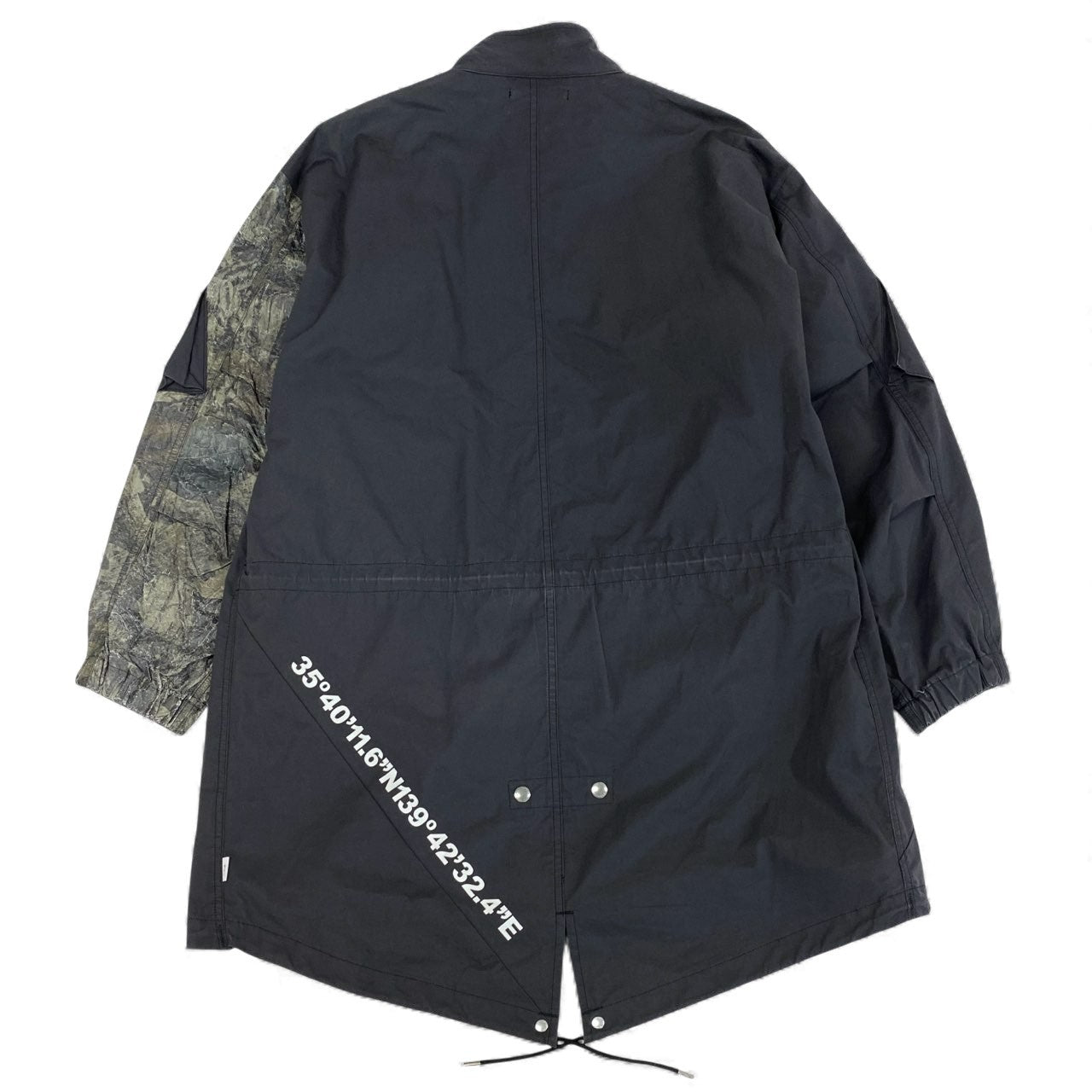 49L9 WTAPS ダブルタップス 20SS ミリタリージャケット コート フィッシュテール 201WVDT-JKM01 01サイズ ダークグレー系 メンズo07t