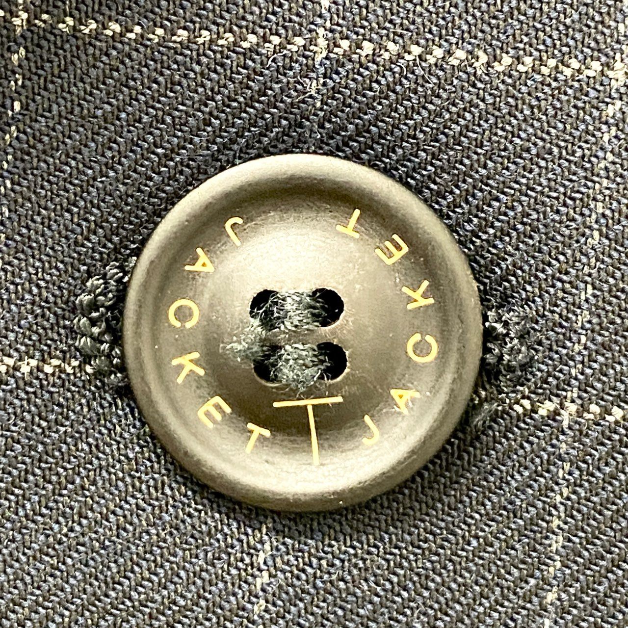 45c6 【美品】T-JACKET ティージャケット テーラードジャケット ブレザー 格子柄 チェック柄 51G419J Lサイズ ネイビー メンズ 男性用u02t