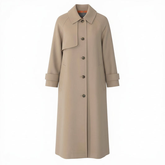 83c27 【美品】 theory luxe セオリーリュクス ロングコート トレンチコート ステンカラーコート スプリングコート レディース 女性用 03-3109609-339 36 ベージュ ポリエステル100％u02t