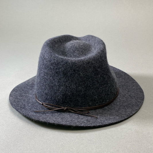 j16《極美品》WEEKEND MaxMara ウィークエンド マックスマーラ ウールハット ヘッドウェア 中折れハット 帽子 55760222 57㎝ グレー レディース