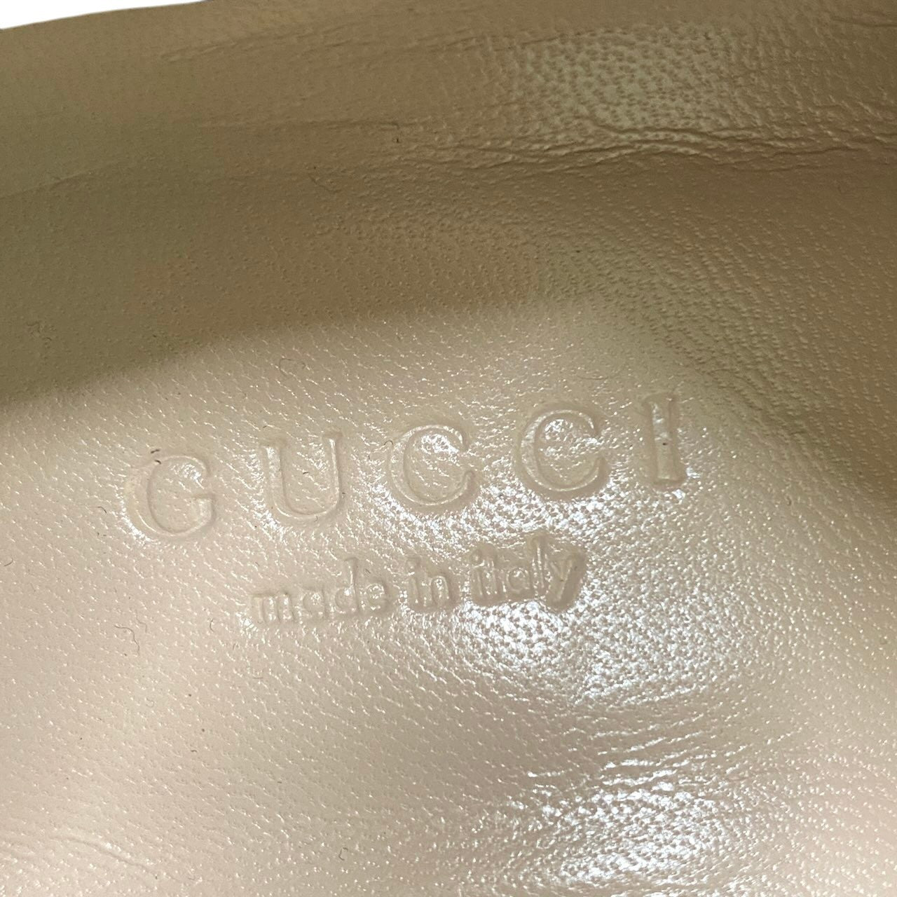 g14【新品保管品】GUCCI インターロッキング GG ブーツ イタリア製 37 1/2サイズ ブラック ゴールド レディース 女性用k02i