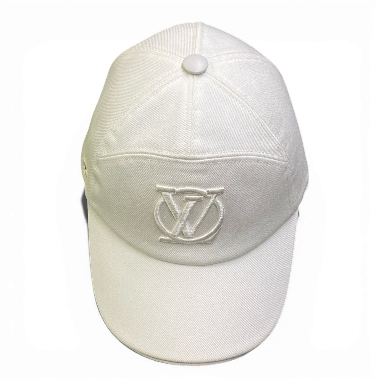 b17 LOUIS VUITTON ルイヴィトン 2023ss ロゴシティ キャップ 帽子 ホワイト メンズ イタリア製