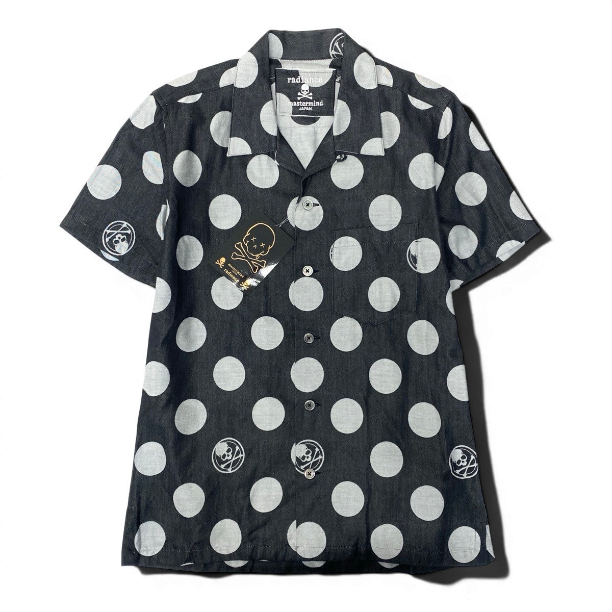 mastermind マスターマインド 半袖シャツ 32e13 【新品保管品】mastermind JAPAN マスターマインド 半袖コットン