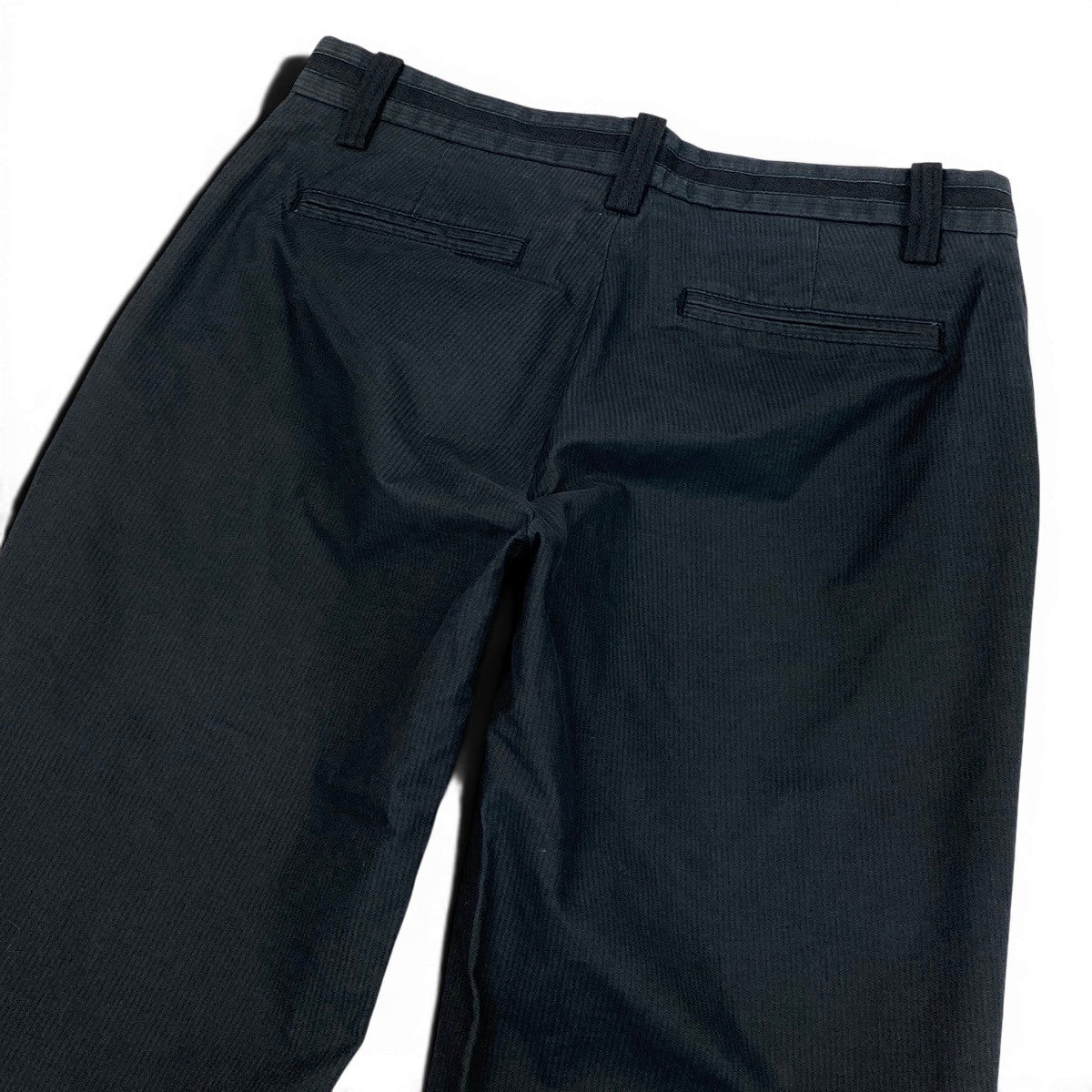 7f4 ARMANI EXCHANGE アルマーニエクスチェンジ セットアップスーツ シングル 中綿 ストライプ柄 サイズM/28REG ネイビー メンズ 紳士服o07t
