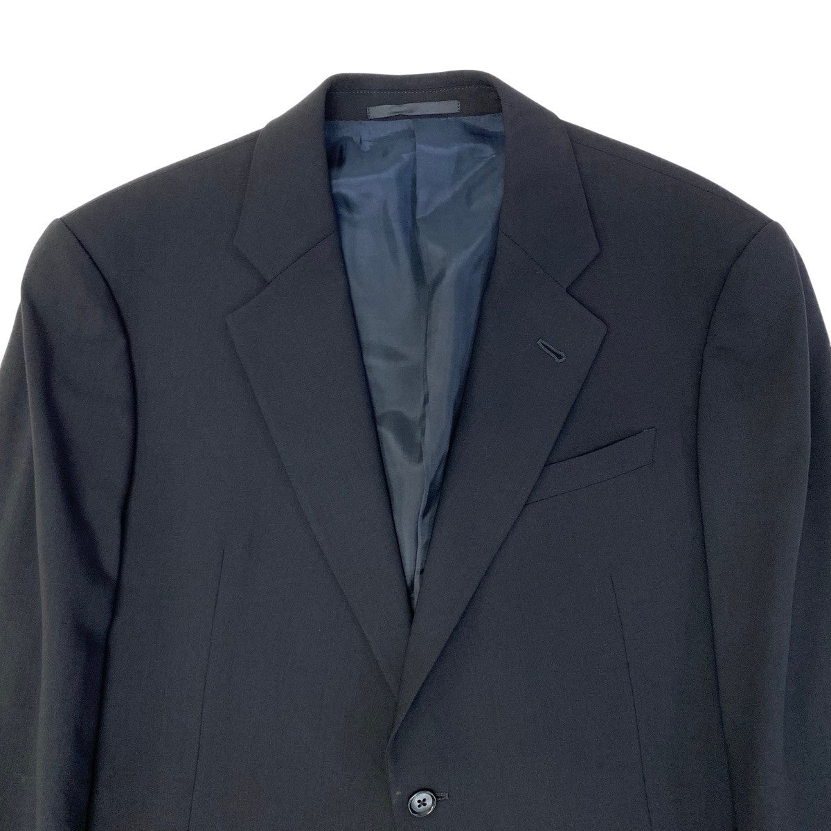 84f18 ARMANI COLLEZIONI アルマーニコレッツォーニ スーツ セットアップ サイズ54 ブラック フォーマル ビジネス 冠婚葬祭t18r