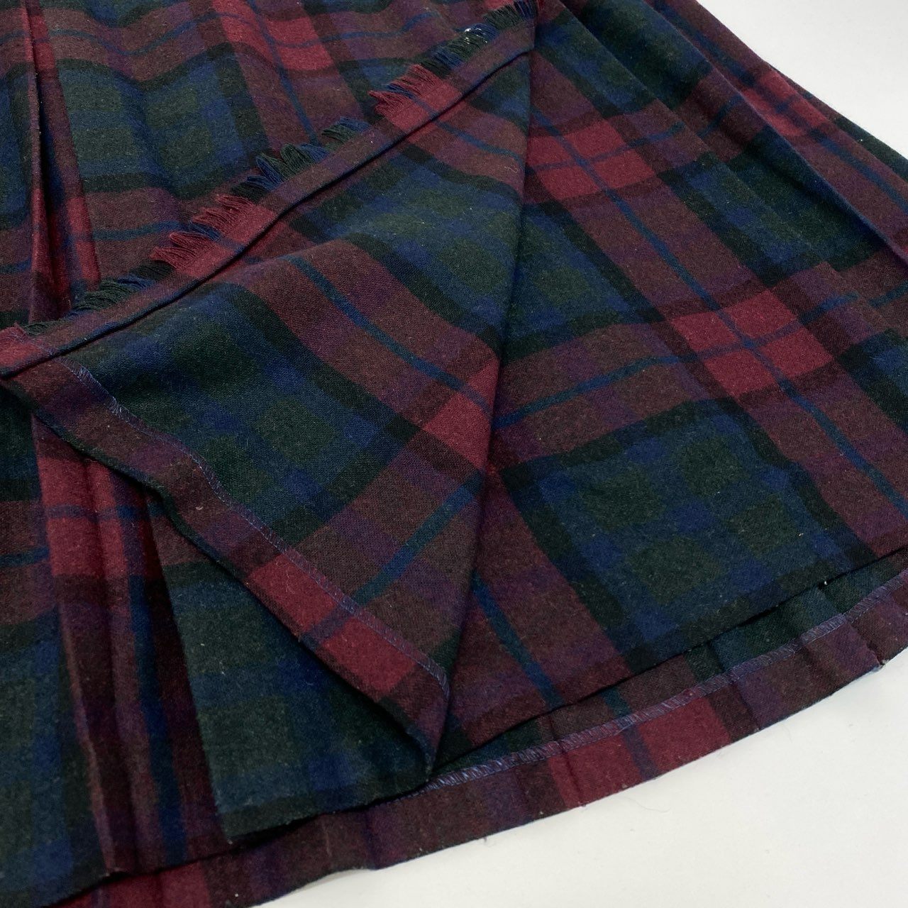 23L8 O’NEIL OF DUBLIN オニールオブダブリン 定番 チェック柄 巻きスカート ロングスカート クリップ付き 12 レッド グリーン レディース 女性用u02t