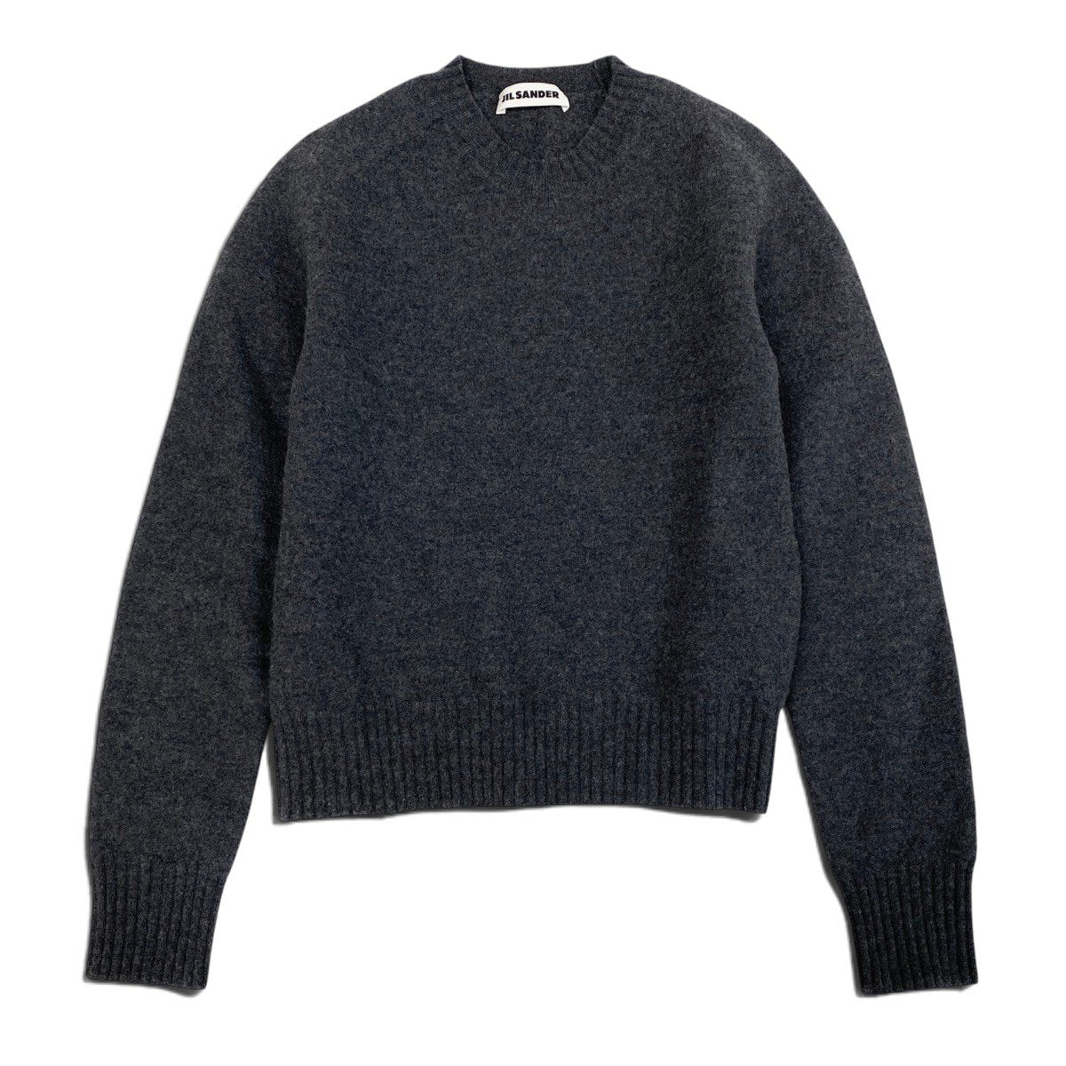 Ei3 JIL SANDER ジルサンダー 2024AW ウールニット セーター サイズ34 ダークグレー ウール100％ レディースk02i
