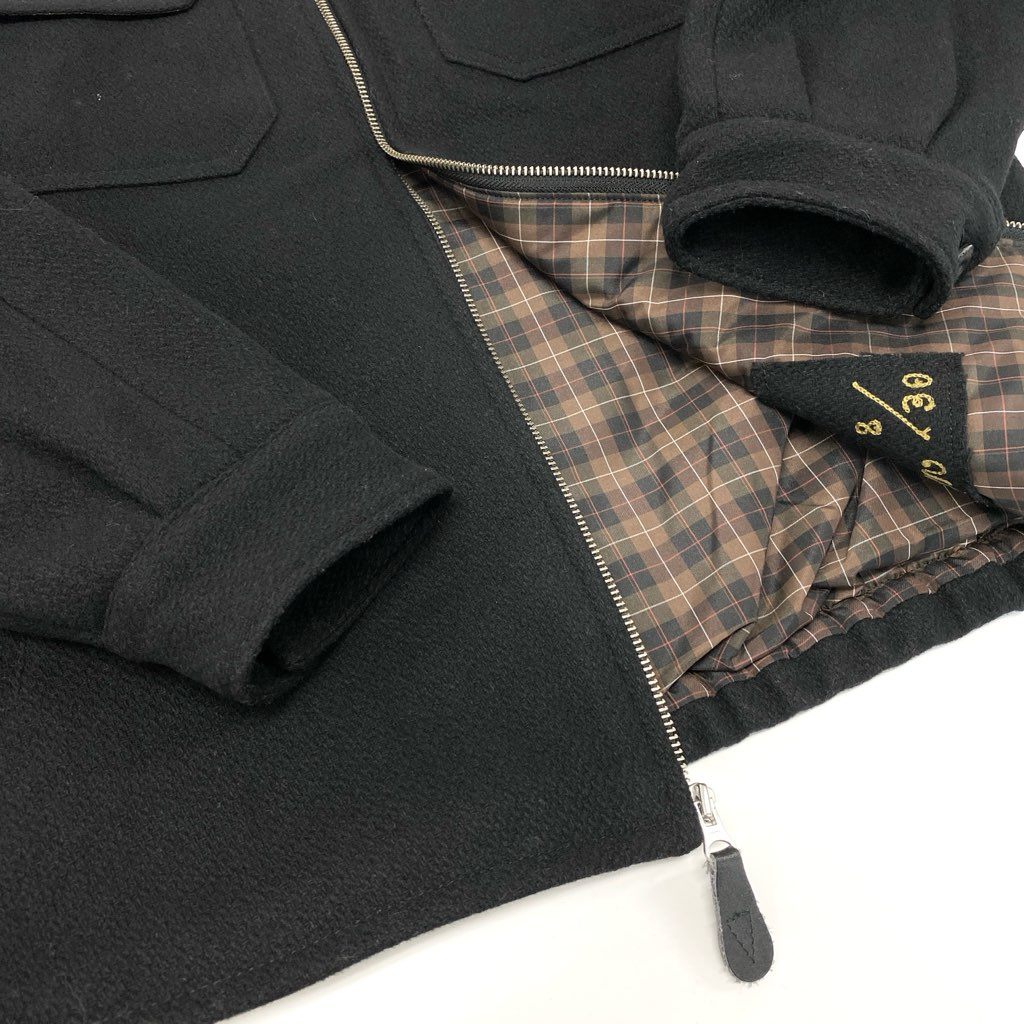 40l25《30着限定品》 TOMMY HILFIGER トミーヒルフィガー Limited Edition 8/30 ツアー スーベニアジャケット M ブラック 日本製 激レアt18r