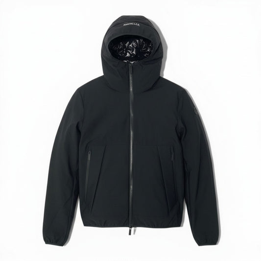 56d13 MONCLER モンクレール MAYON GIUBBOTTO ショートダウンジャケット H20911A00117 539DK 2サイズ ブラック メンズ 男性用sn1