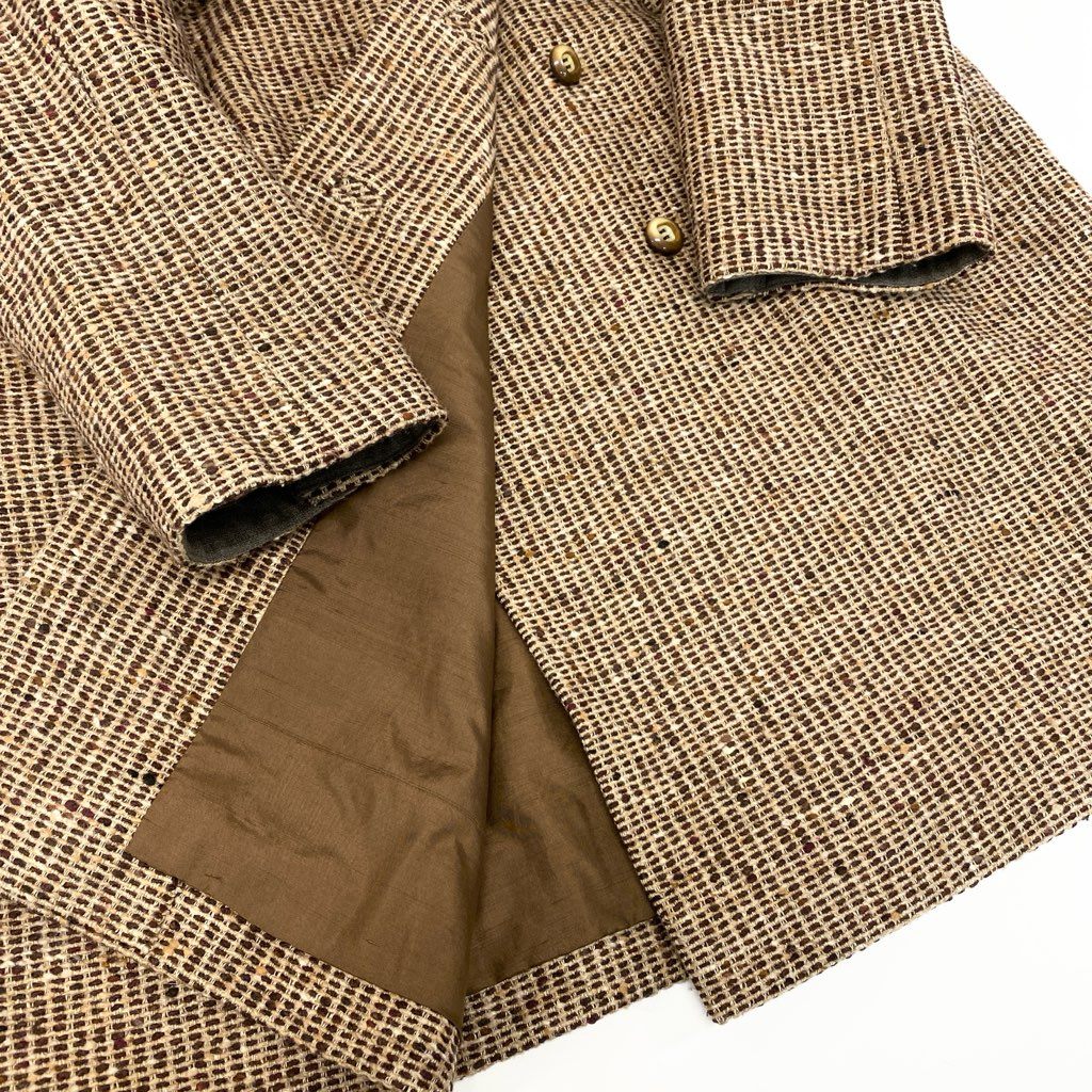 3l27 Christian Dior クリスチャンディオール セーブルファー ヴィンテージ ロングコート 茶系 最高級本毛皮 MINK FUR Vintaget18r