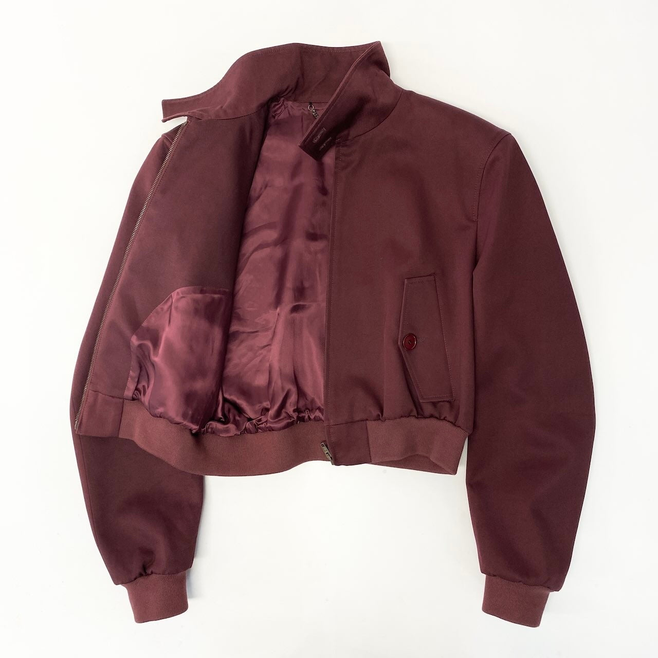 e8 BALENCIAGA 2017SS デムナ期 ハリントンジャケット アウター Sサイズ ボルドー メンズ 男性用k02i e8 BALENCIAGA 2017SS デムナ期 ハリントンジャケット アウター S