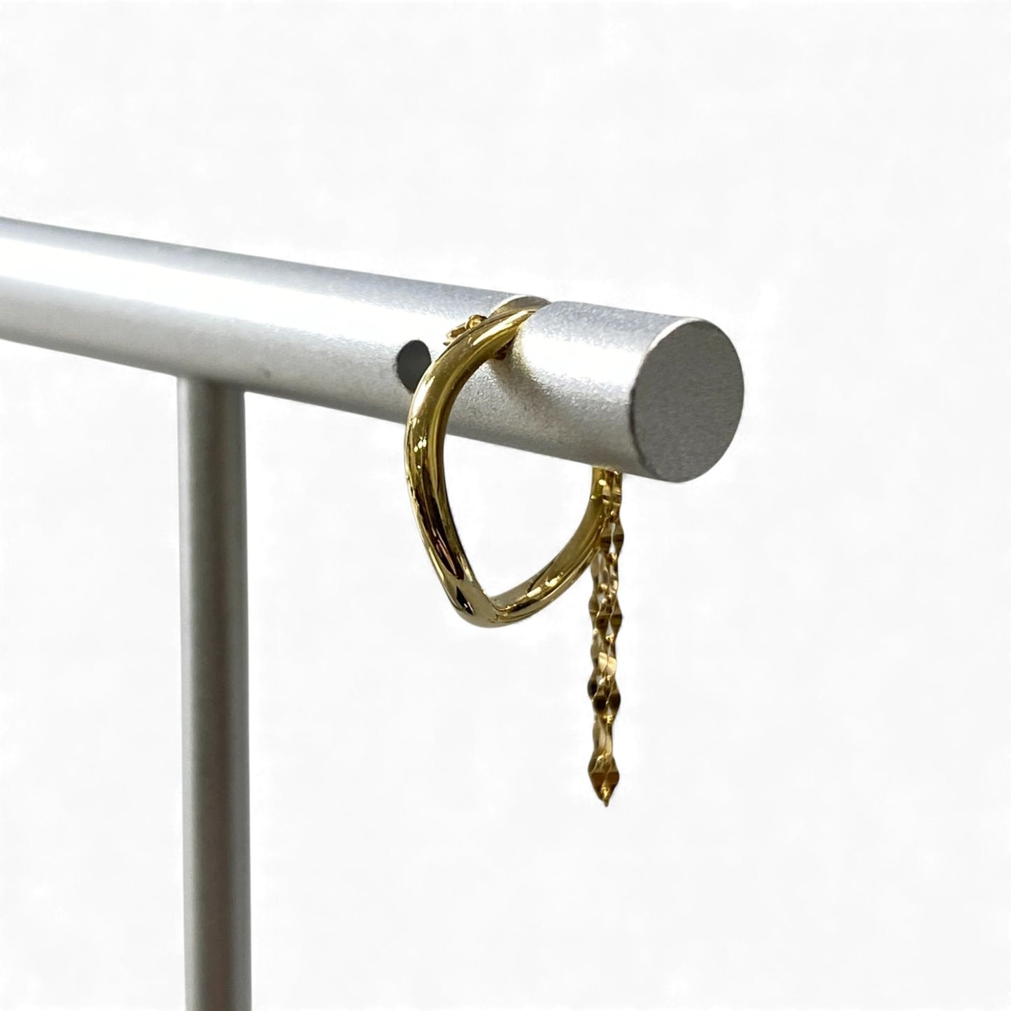 l14 4℃ ヨンドシー K10 × Silver Noble of Water イヤーカフ イエローゴールド K10 Silver ピアス アクセサリー 箱付きt18r