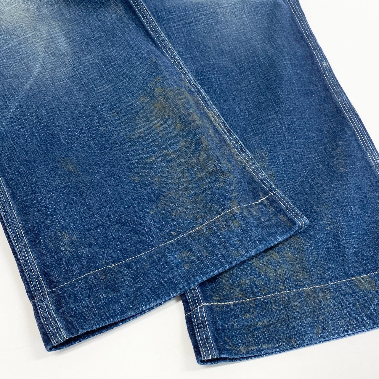 48L23 DOUBLE RL ダブルアールエル デニム ペインターパンツ サイズ30 インディゴ ブルー 綿100％ ジーンズ Ralph Lauren ラルフローレン ペイント加工t18r