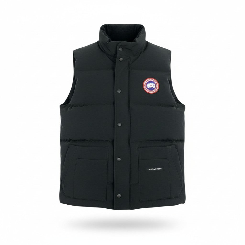 39L15 CANADA GOOSE カナダグース フリースタイル クルー ベスト ダウンベスト ダウンジャケット 4154M Sサイズ ブラック メンズo07t