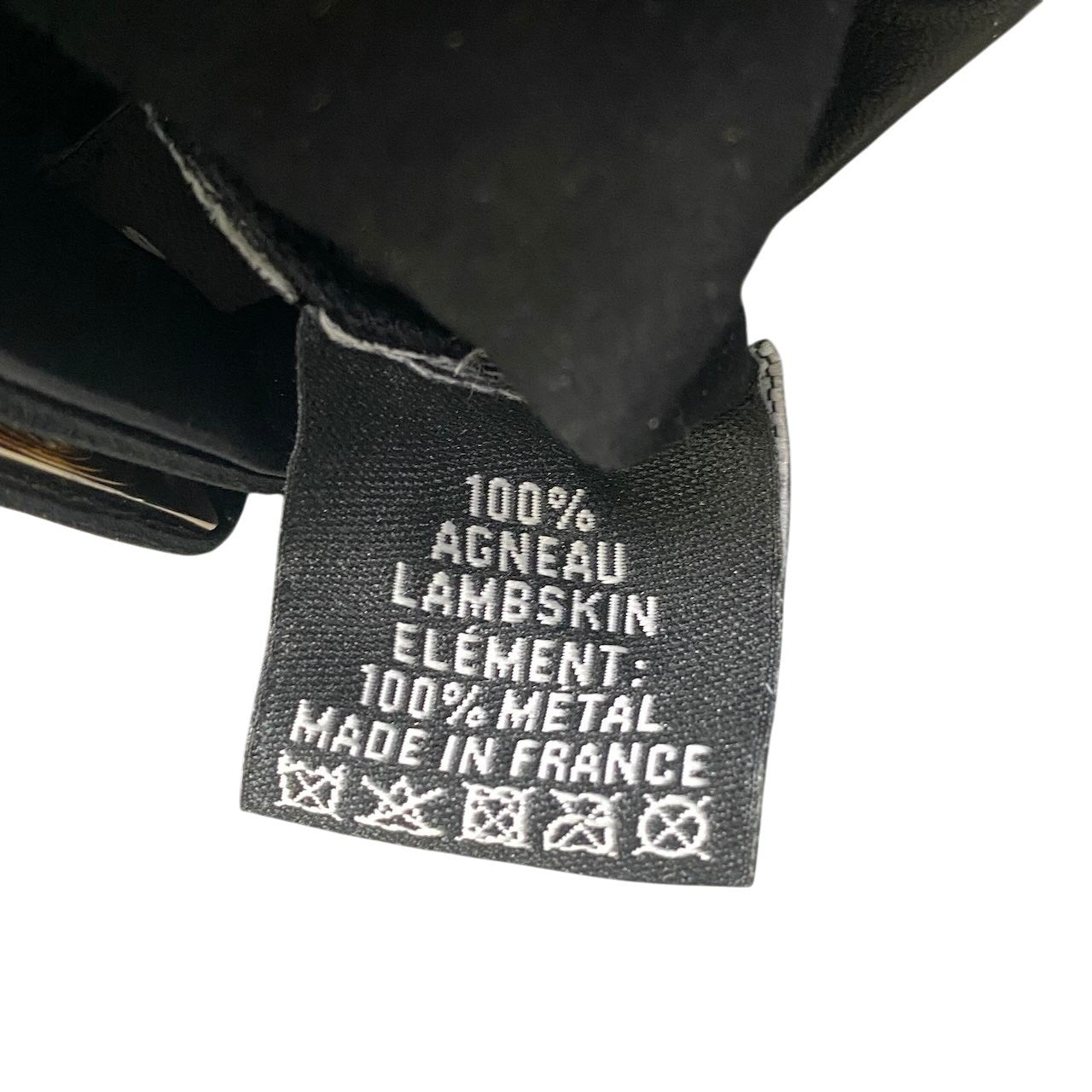 g1 CHANEL シャネル キルティングレザーグローブ 手袋 ターンロック式ココマーク レディース 女性用 8 ブラック ラムスキン100％u02t