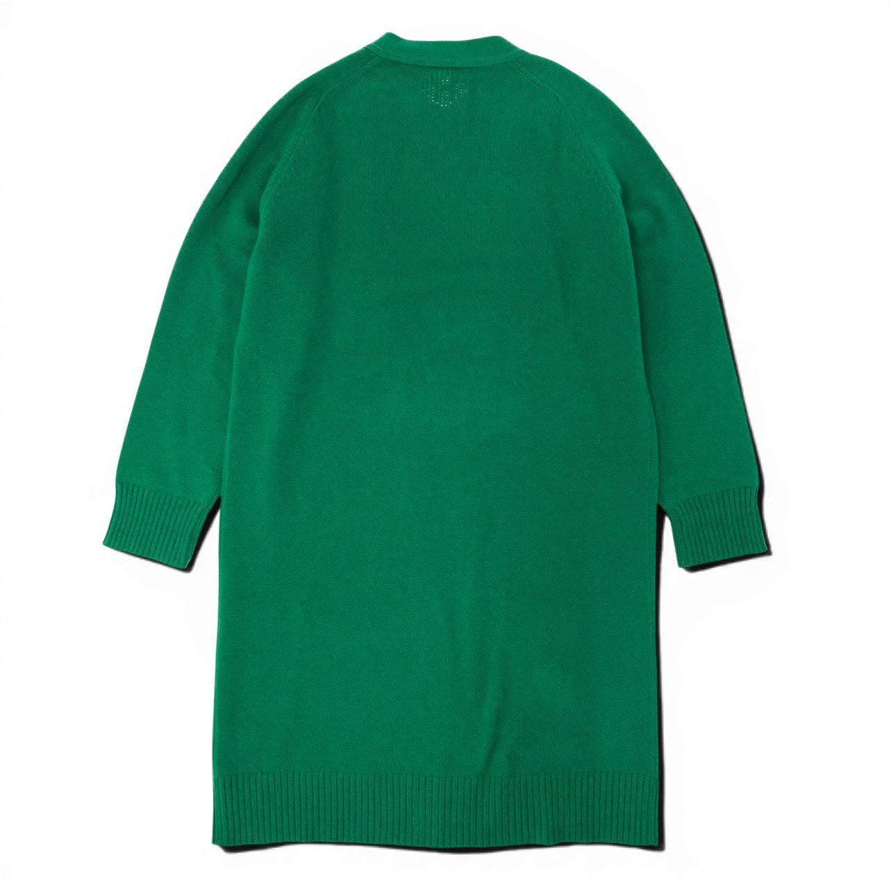 Ed15 HERMES エルメス Hロゴ カシミヤ100％ ロングカーディガン H Logo Cashmere Long Cardigan Green サイズ40 グリーンt18r