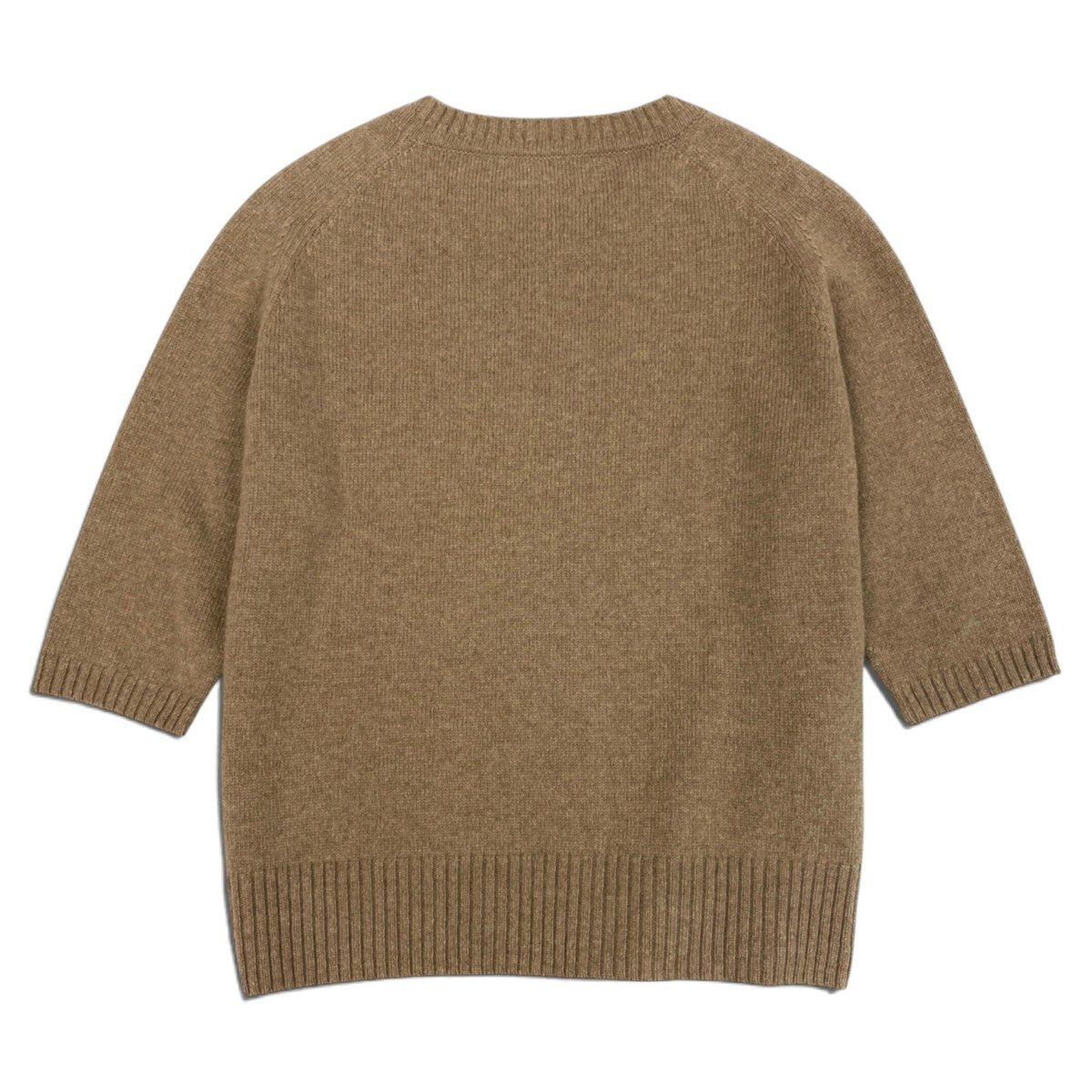 Ei7 【美品】 GUCCI グッチ カシミヤニットセーター ホースビット 五分袖 サイズL ベージュ カシミア100％ レディースk02i