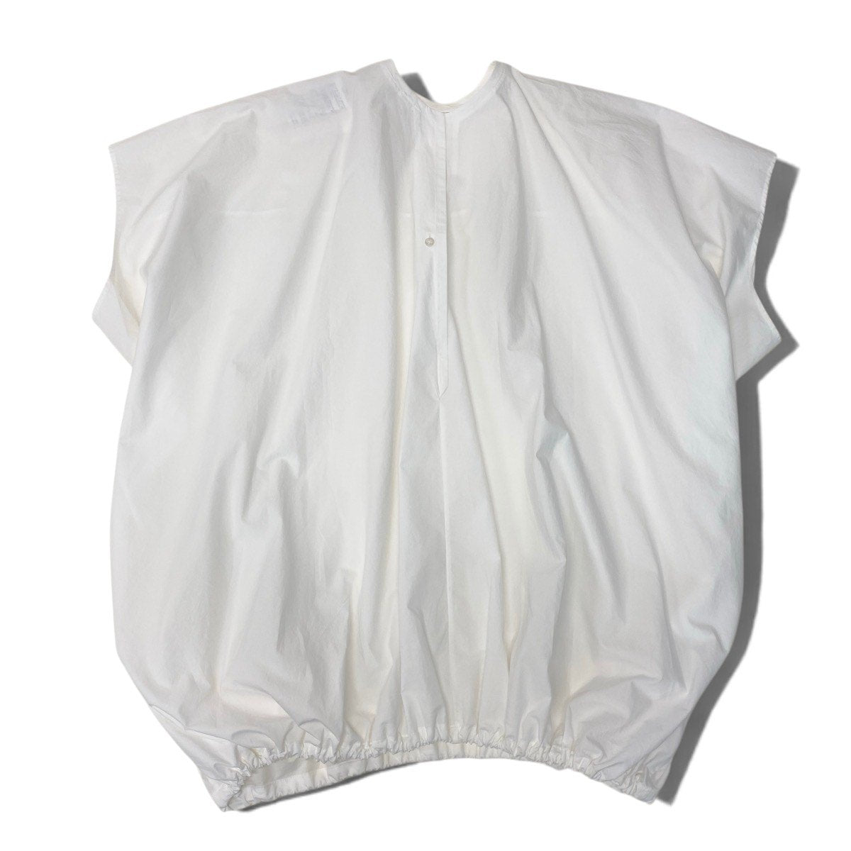 Eh10　《新品同様》 THE ROW ザロウ IVIO TOP チュニック トップス 8103 W2517 XS ホワイト コットン 定価24万円u02t