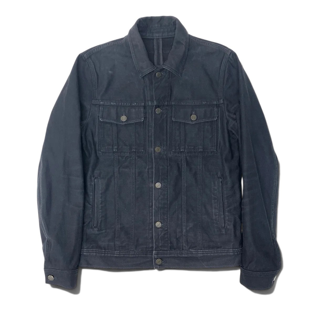 Mh1 GIVENCHY 2013AW マリア デニムジャケット Mサイズ ブラック メンズ 男性用u02t