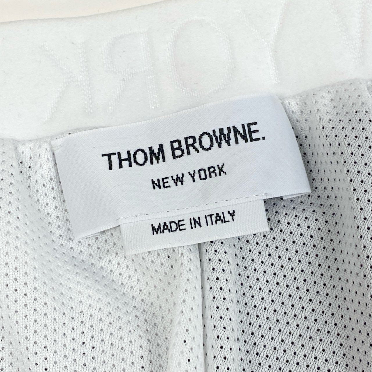 Mc16 【未使用】THOM BROWNE トムブラウン 4-BAR リップストップ ジャージパンツ トラックパンツ  サイズ1グレー メンズ ボトムk02i