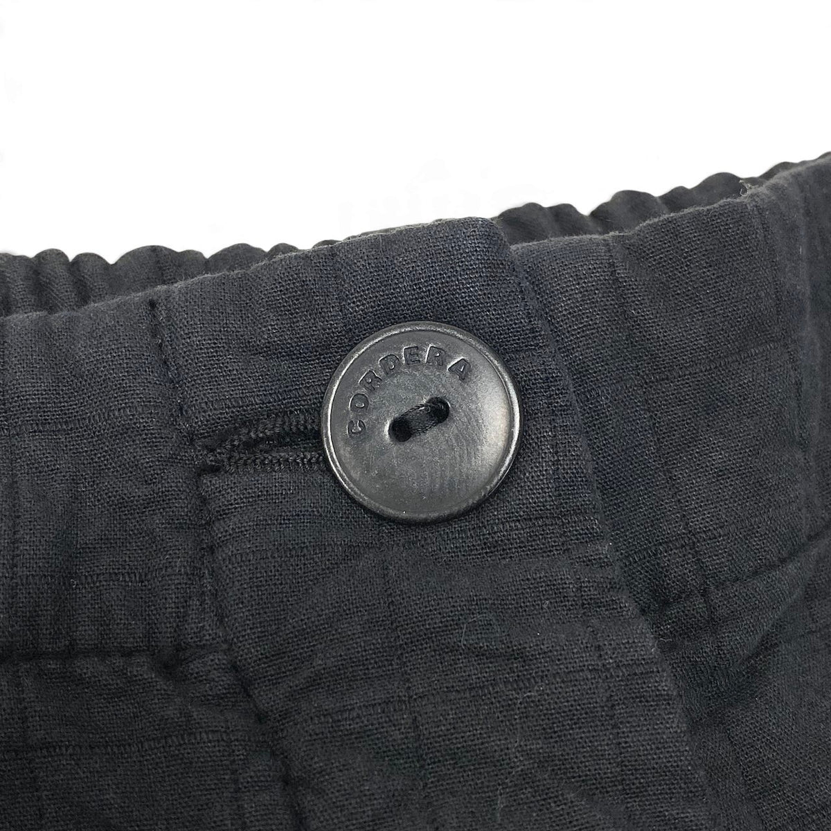 18j15 【未使用タグ付】 CORDERA コルデラ PADDED CURVED PANTS パデッド カーブパンツ ボトムス サイズ1 ブラック レディースu02t